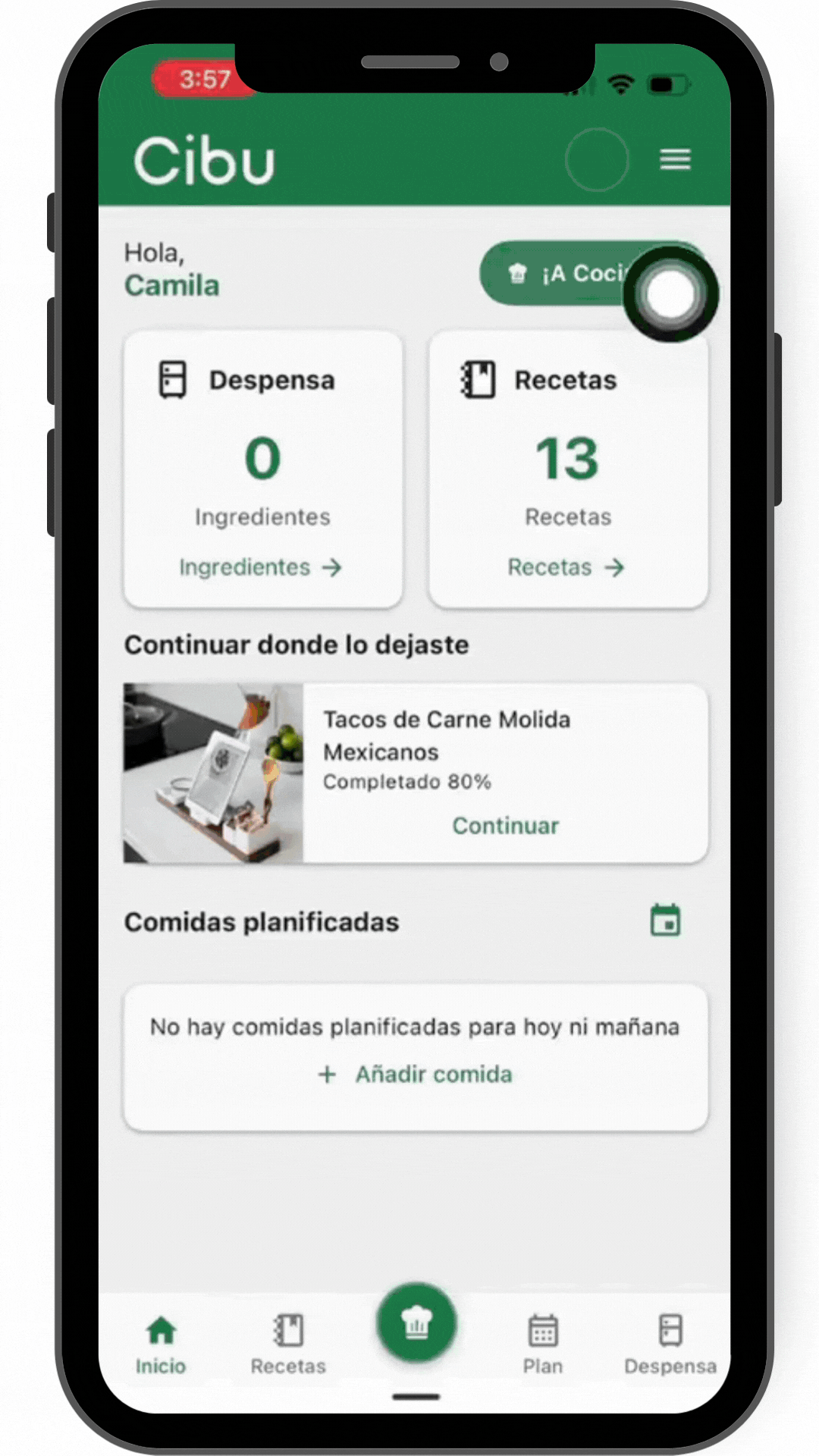 Paso 1: Tomar foto de ingredientes